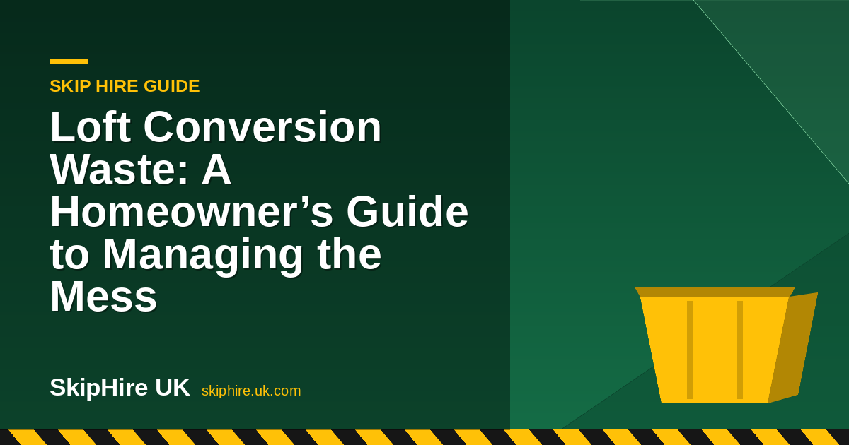 Loft Conversion Waste: A Homeowner’s Guide to Managing the Mess